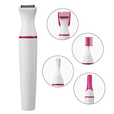 5 in 1 Multifunction Women Hair Removal Electric Shaping Female Shaving Machine Mini Shaver Trimmer Razor for Eyebrow Underarm - ItemBear.com