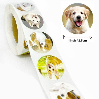 500pcs Funny Animal Stickers roll classic Cute Waterproof farm Package Seal Label Cool Skateboard school Stickers Reward For Kid - ItemBear.com