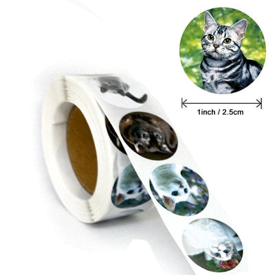 500pcs Funny Animal Stickers roll classic Cute Waterproof farm Package Seal Label Cool Skateboard school Stickers Reward For Kid - ItemBear.com