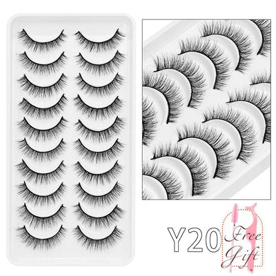 5/10Pairs 3D Mink Lashes Natural Eyelashes Dramatic False Eyelashes Faux Cils Makeup Wholesale Fake Eyelash Extension maquiagem - ItemBear.com