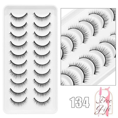 5/10Pairs 3D Mink Lashes Natural Eyelashes Dramatic False Eyelashes Faux Cils Makeup Wholesale Fake Eyelash Extension maquiagem - ItemBear.com