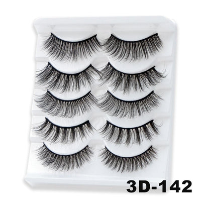5/10Pairs 3D Mink Lashes Natural Eyelashes Dramatic False Eyelashes Faux Cils Makeup Wholesale Fake Eyelash Extension maquiagem - ItemBear.com