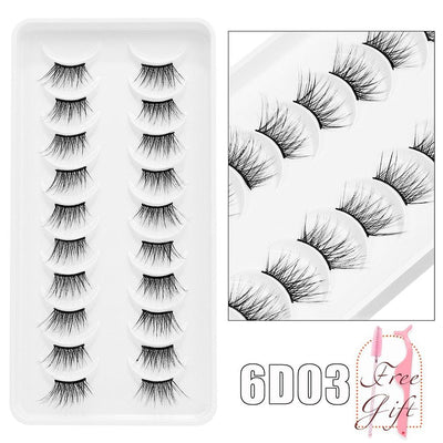 5/10Pairs 3D Mink Lashes Natural Eyelashes Dramatic False Eyelashes Faux Cils Makeup Wholesale Fake Eyelash Extension maquiagem - ItemBear.com