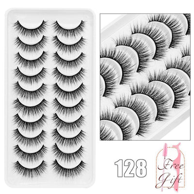 5/10Pairs 3D Mink Lashes Natural Eyelashes Dramatic False Eyelashes Faux Cils Makeup Wholesale Fake Eyelash Extension maquiagem - ItemBear.com