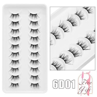 5/10Pairs 3D Mink Lashes Natural Eyelashes Dramatic False Eyelashes Faux Cils Makeup Wholesale Fake Eyelash Extension maquiagem - ItemBear.com
