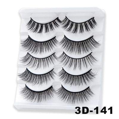 5/10Pairs 3D Mink Lashes Natural Eyelashes Dramatic False Eyelashes Faux Cils Makeup Wholesale Fake Eyelash Extension maquiagem - ItemBear.com