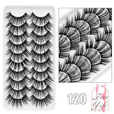5/10Pairs 3D Mink Lashes Natural Eyelashes Dramatic False Eyelashes Faux Cils Makeup Wholesale Fake Eyelash Extension maquiagem - ItemBear.com