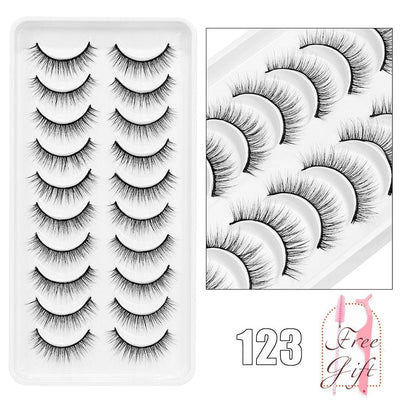 5/10Pairs 3D Mink Lashes Natural Eyelashes Dramatic False Eyelashes Faux Cils Makeup Wholesale Fake Eyelash Extension maquiagem - ItemBear.com