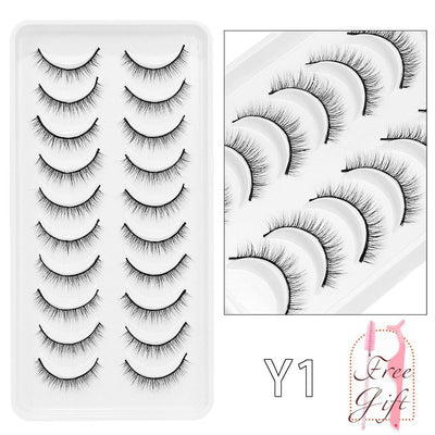5/10Pairs 3D Mink Lashes Natural Eyelashes Dramatic False Eyelashes Faux Cils Makeup Wholesale Fake Eyelash Extension maquiagem - ItemBear.com