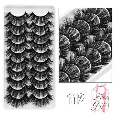 5/10Pairs 3D Mink Lashes Natural Eyelashes Dramatic False Eyelashes Faux Cils Makeup Wholesale Fake Eyelash Extension maquiagem - ItemBear.com