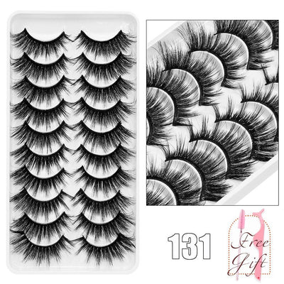 5/10Pairs 3D Mink Lashes Natural Eyelashes Dramatic False Eyelashes Faux Cils Makeup Wholesale Fake Eyelash Extension maquiagem - ItemBear.com