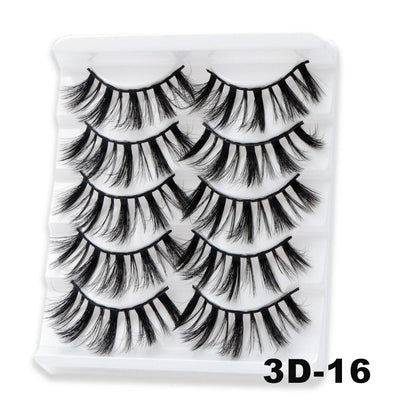 5/10Pairs 3D Mink Lashes Natural Eyelashes Dramatic False Eyelashes Faux Cils Makeup Wholesale Fake Eyelash Extension maquiagem - ItemBear.com