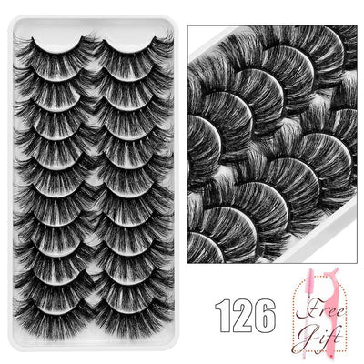 5/10Pairs 3D Mink Lashes Natural Eyelashes Dramatic False Eyelashes Faux Cils Makeup Wholesale Fake Eyelash Extension maquiagem - ItemBear.com