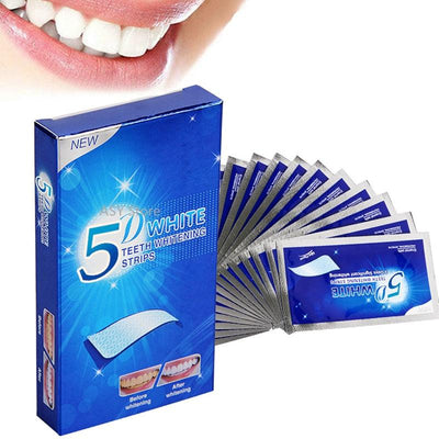 5D Gel Teeth Whitening Strips White Tooth Dental kit Oral Hygiene Care Strip for false Teeth Veneers Dentist seks Whiten gel - ItemBear.com