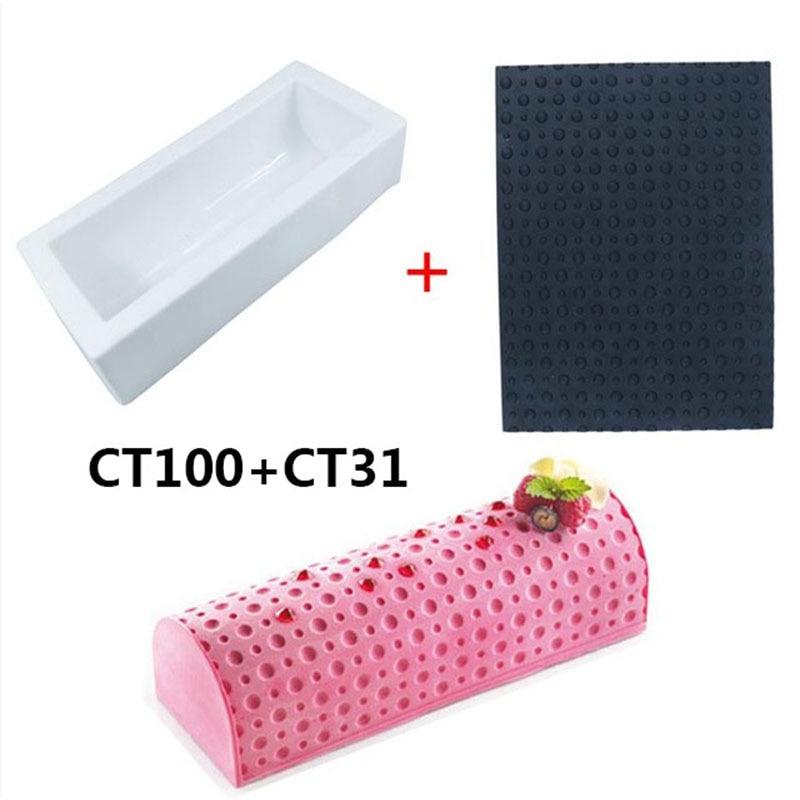 5Pcs Wood Heart Shape Texture 3D Silicone Cake Mold Baking Mat Twinkie Buche Log Kit Dessert Bakeware Silicone Cake Baking Mold - ItemBear.com