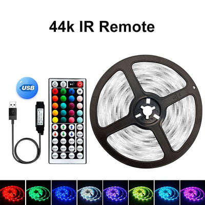 5V USB WIFI Bluetooth 1M - 30M 5050 USB Led Strips Light Waterproof RGB Led Diode Ribbon Lamp For Decoration Bedroom TV BackLight - ItemBear.com