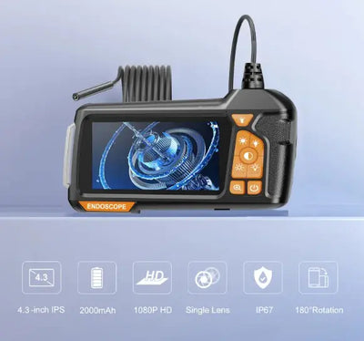 Handheld Single Lens With Screen Endoscope