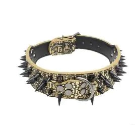 Spiked Studded Leather Collars - ItemBear.com