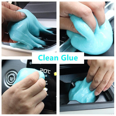 70g Super Auto Car Cleaning Pad Glue Powder Cleaner Magic Cleaner Dust Remover Gel Home Computer Keyboard Clean Tool Dust Clean - ItemBear.com