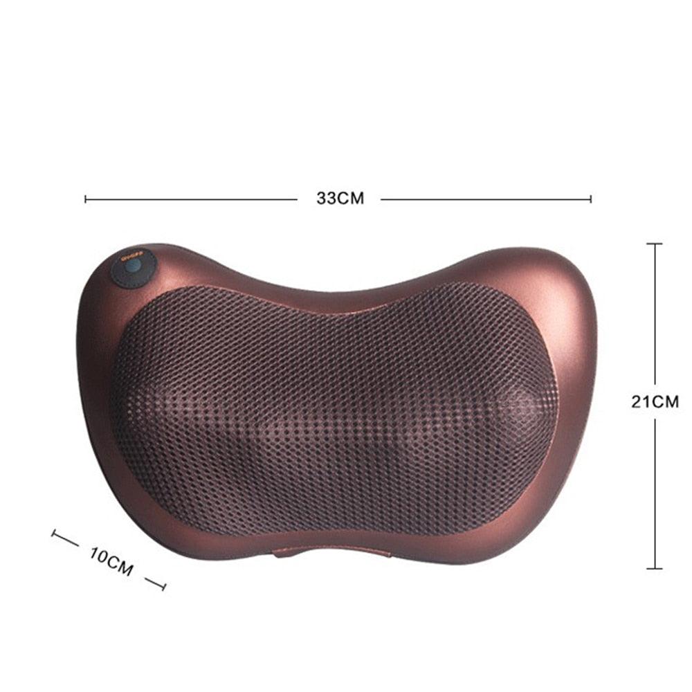 8/6/4 Heads Massage Pillow Shiatsu Massager for Back Waist Body Cervical Pillow Home Car Electric Shiatsu Massager Back Massage - ItemBear.com