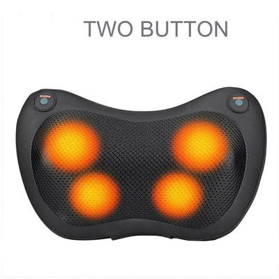 8/6/4 Heads Massage Pillow Shiatsu Massager for Back Waist Body Cervical Pillow Home Car Electric Shiatsu Massager Back Massage - ItemBear.com