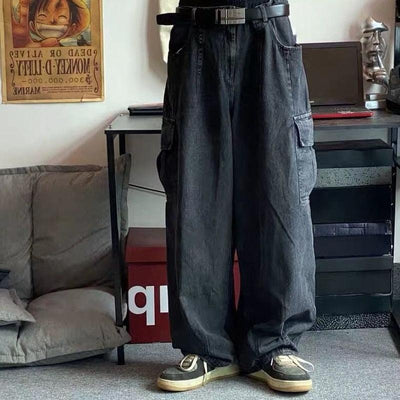 90s Men's Wide Leg Loose Denim Jeans - ItemBear.com