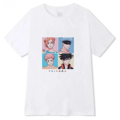 Jujutsu Kaisen T Shirt Men Japanese Anime T-shirt Tops Unisex Male
