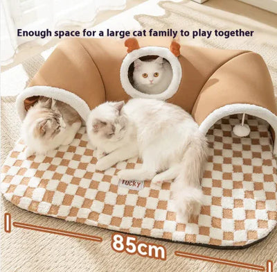 Cozy Cat Play Tunnel