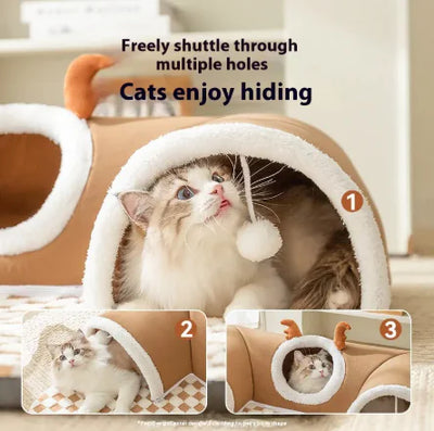 Cozy Cat Play Tunnel