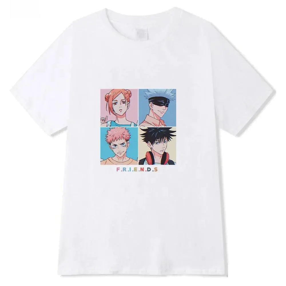 Jujutsu Kaisen T Shirt Men Japanese Anime T-shirt Tops Unisex Male