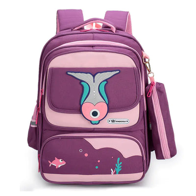 Children's Backpack with Spine Protection and Design