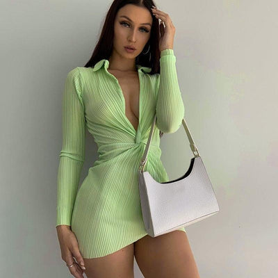 Aaliyah Shirt Mini Dress - ItemBear.com