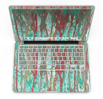 Abstract Wet Paint Mint Rustic - MacBook Pro with Retina Display - ItemBear.com