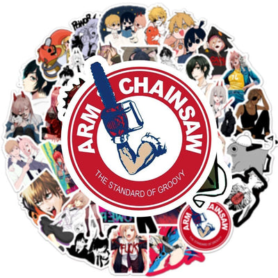 Aesthetic Stationery Chainsaw Stickers - ItemBear.com