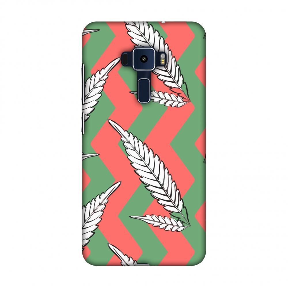 Along The Chevron - Pink And Green Slim Hard Shell - ItemBear.com
