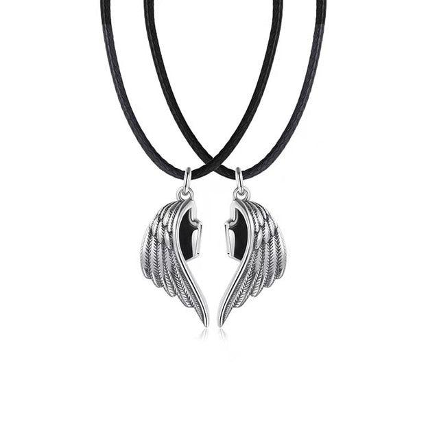 Angel Devil Wings Pair Lovers Necklace - ItemBear.com