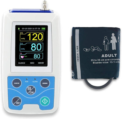Arm Ambulatory Blood Pressure Monitor 24hours NIBP Holter CONTEC ABPM50+ Adult,Child ,Large ,3 Cuffs, Free PC Software - ItemBear.com