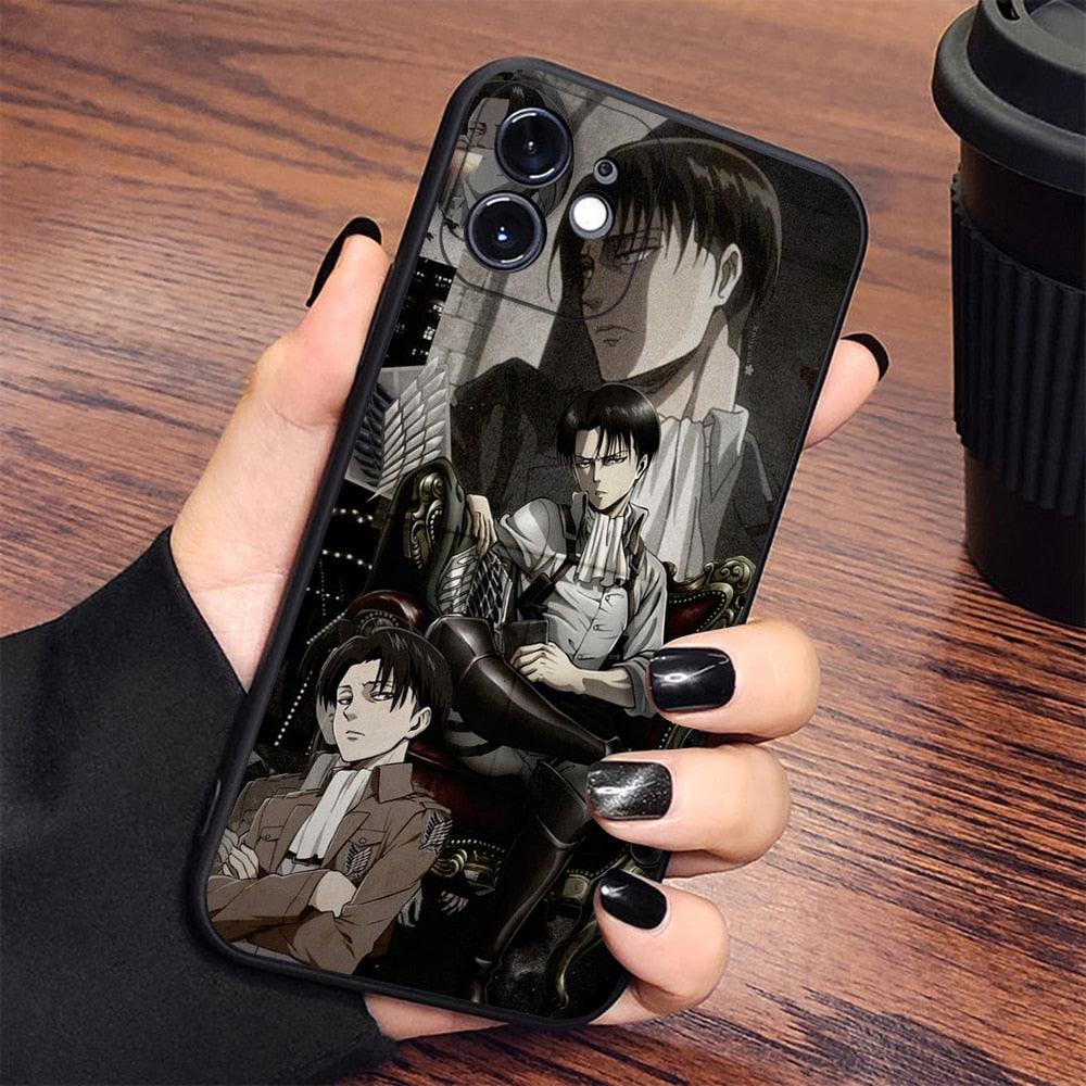 Attack On Titan Levis Ackermans Phone Case For Apple iPhone - ItemBear.com