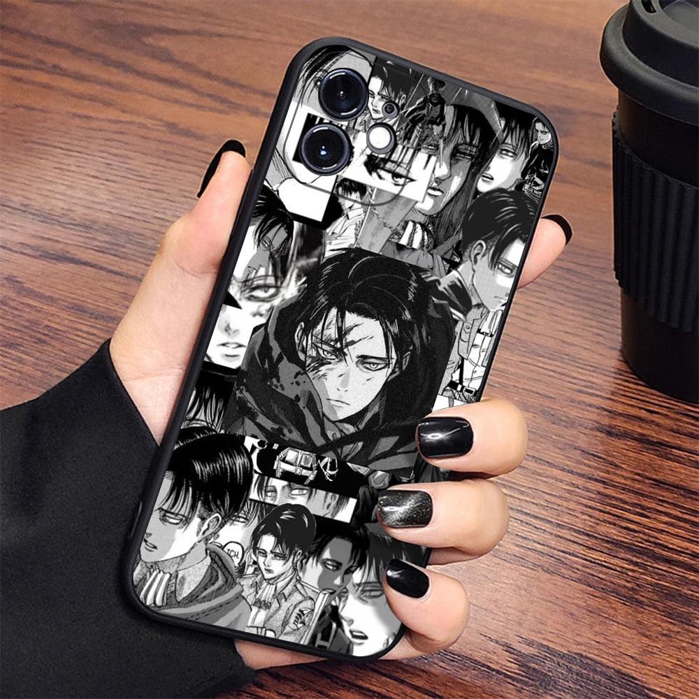 Attack On Titan Levis Ackermans Phone Case For Apple iPhone - ItemBear.com