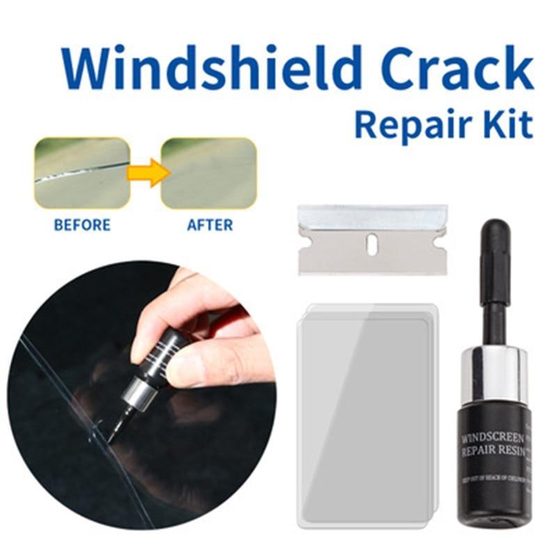Auto Glass Windshield Repair Tool Set 5 Bottles Set - ItemBear.com
