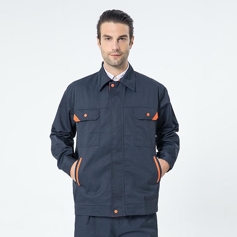 Autumn and winter long - sleeved work clothes labor protection clothes tooling suits work clothes welding factory clothes auto repair factory site engineering electrician - ItemBear.com