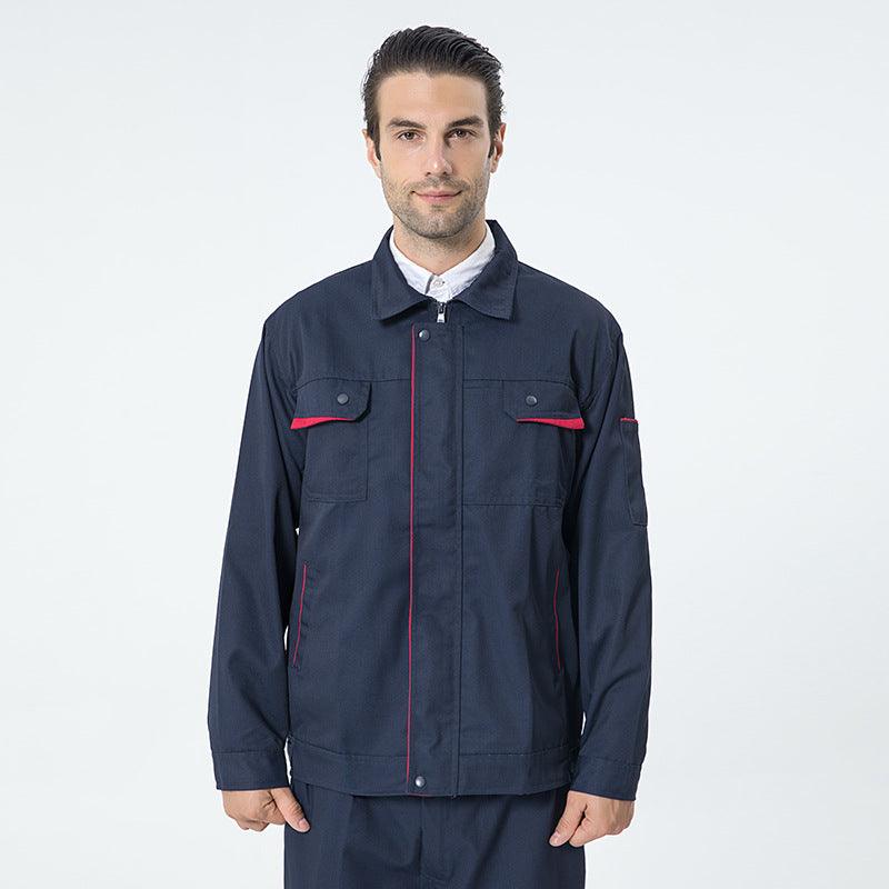 Autumn and winter long - sleeved work clothes labor protection clothes tooling suits work clothes welding factory clothes auto repair factory site engineering electrician - ItemBear.com