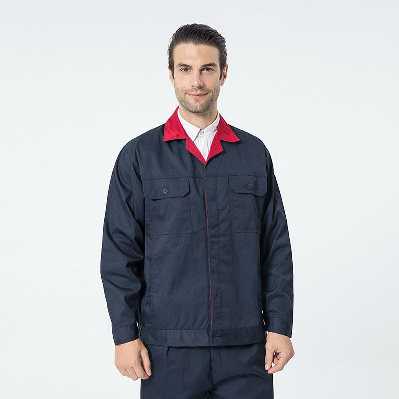 Autumn and winter long - sleeved work clothes labor protection clothes tooling suits work clothes welding factory clothes auto repair factory site engineering electrician - ItemBear.com