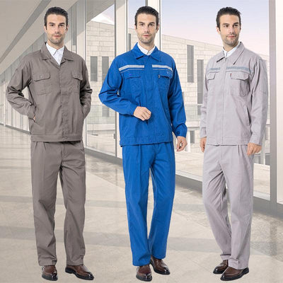 Autumn and winter long - sleeved work clothes labor protection clothes tooling suits work clothes welding factory clothes auto repair factory site engineering electrician - ItemBear.com