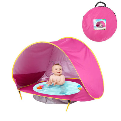 Baby Beach Tent: Easy Fold - Up Waterproof Sun Awning Tent - ItemBear.com