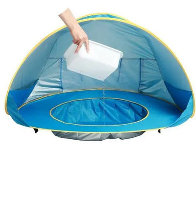 Baby Beach Tent: Easy Fold - Up Waterproof Sun Awning Tent - ItemBear.com