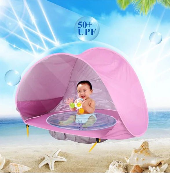 Baby Beach Tent: Easy Fold - Up Waterproof Sun Awning Tent - ItemBear.com
