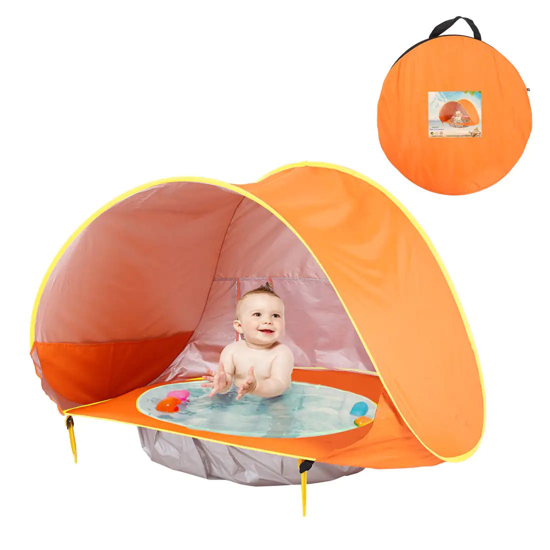 Baby Beach Tent: Easy Fold - Up Waterproof Sun Awning Tent - ItemBear.com