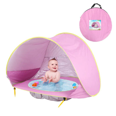 Baby Beach Tent: Easy Fold - Up Waterproof Sun Awning Tent - ItemBear.com