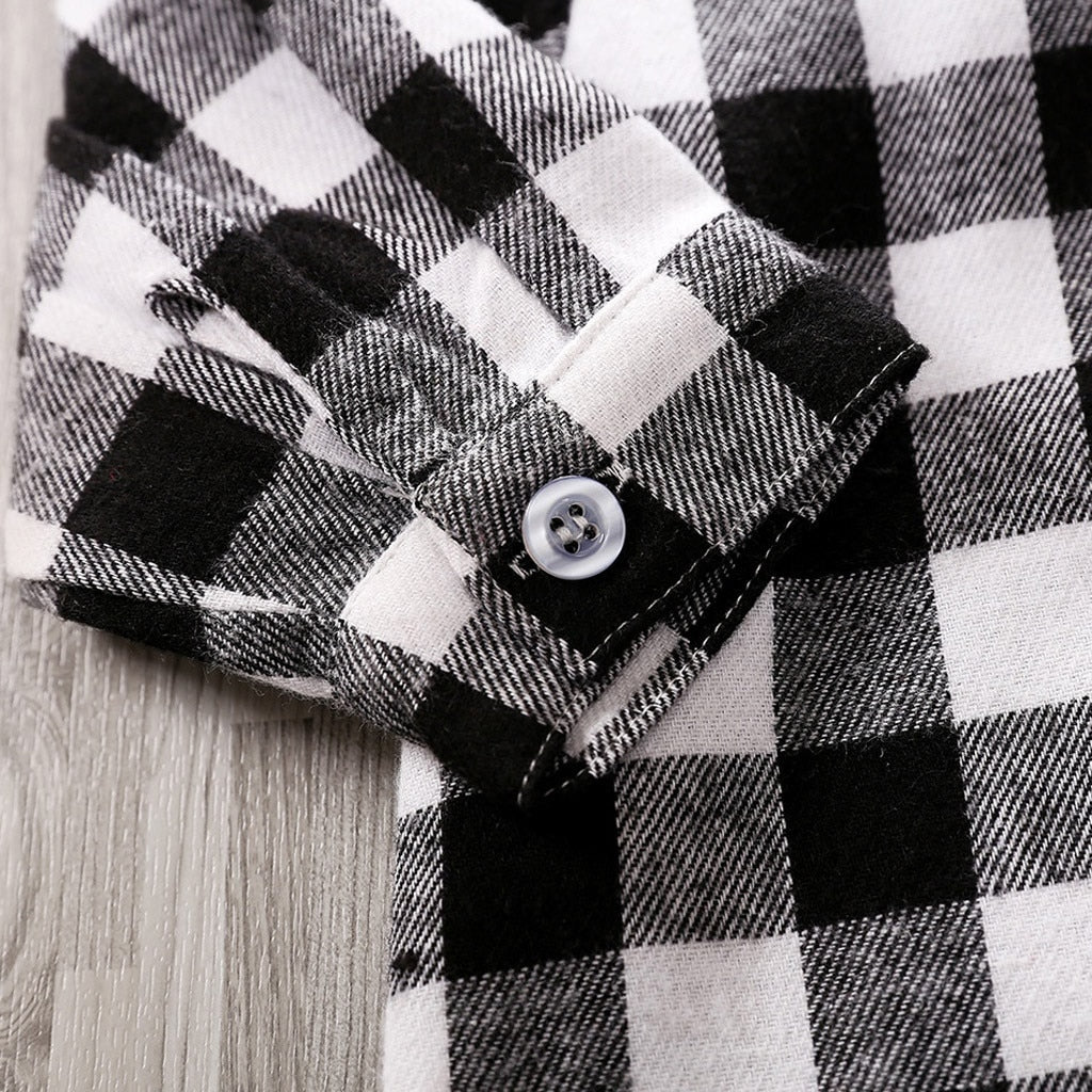 Baby Plaid Onesie Jumpsuit - ItemBear.com